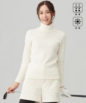 23区GOLF/ニジュウサンクゴルフ 【ＷＯＭＥＮ】グランサーモリブ　モックネック　保温性抜群なのに着膨れ感軽減　お出かけにも◎（ＴＯＶＬＣＷ０５０４）