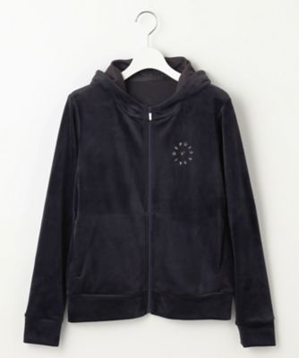 WOMEN】【ストレッチ】ベロアフーディ（TOVLCW0724