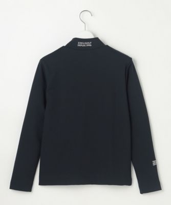 WOMEN】ストレッチダンボールモックネック 吸水速乾 UV