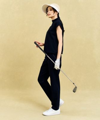 【辻梨恵プロ着用】エアトールフレンチスリーブモックネック　接触冷感　ＵＶカット　高通気　ストレッチ　イージーケア（ＴＯＶＬＧＭ０５０８）