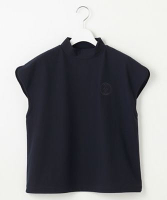 【辻梨恵プロ着用】エアトールフレンチスリーブモックネック　接触冷感　ＵＶカット　高通気　ストレッチ　イージーケア（ＴＯＶＬＧＭ０５０８）