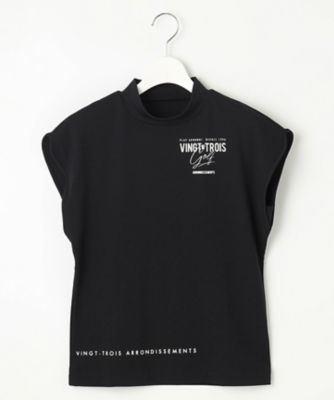 【ＷＯＭＥＮ】【ストレッチ／ＵＶケア】フレンチスリーブモックネック　脇二の腕ラインをさりげなくカバー（ＴＯＶＬＧＭ０５１８）