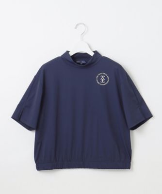 【ＷＯＭＥＮ】【接触冷感／ＵＶカット】盛夏に最適なＣＯＯＬ　ＪＥＲＳＥＹシリーズ　クロップド丈　モックネック（ＴＯＶＬＧＭ０６０８）