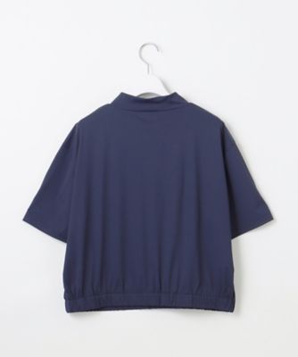 【ＷＯＭＥＮ】【接触冷感／ＵＶカット】盛夏に最適なＣＯＯＬ　ＪＥＲＳＥＹシリーズ　クロップド丈　モックネック（ＴＯＶＬＧＭ０６０８）