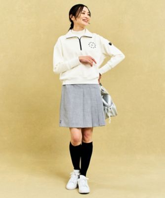 【ＷＯＭＥＮ】【ＵＶカット】トレンド感抜群のビッグシルエット！ハーフジップスウェット（ＴＯＶＬＧＳ０２０４）