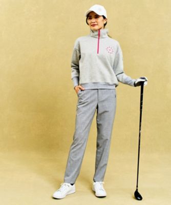 【ＷＯＭＥＮ】【ＵＶカット】トレンド感抜群のビッグシルエット！ハーフジップスウェット（ＴＯＶＬＧＳ０２０４）