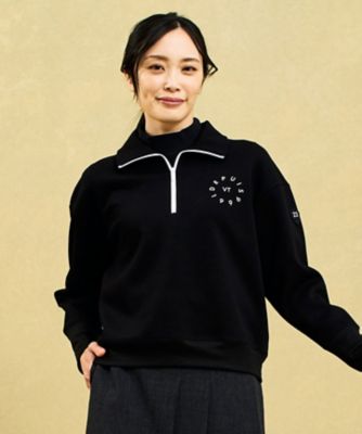 【ＷＯＭＥＮ】【ＵＶカット】トレンド感抜群のビッグシルエット！ハーフジップスウェット（ＴＯＶＬＧＳ０２０４）