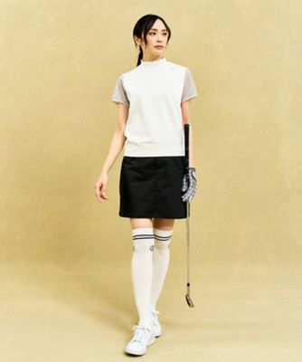 【ＷＯＭＥＮ】【吸水速乾／ＵＶカット】１枚で華やか！毎シーズン大人気のラメスリーブモックネック（ＴＯＶＬＧＳ０３０８）
