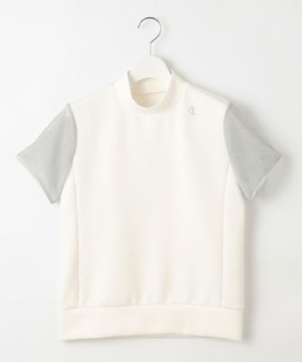 【ＷＯＭＥＮ】【吸水速乾／ＵＶカット】１枚で華やか！毎シーズン大人気のラメスリーブモックネック（ＴＯＶＬＧＳ０３０８）