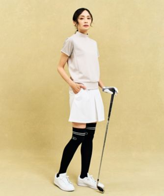 【ＷＯＭＥＮ】【吸水速乾／ＵＶカット】１枚で華やか！毎シーズン大人気のラメスリーブモックネック（ＴＯＶＬＧＳ０３０８）