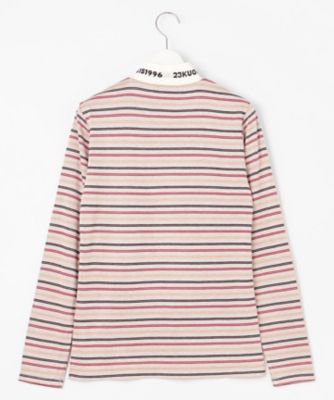 【WOMEN】エニワイズ ジャガード モックネックシャツ WOMEN】エニワイズ ジャガード モックネックシャツ （カットソー