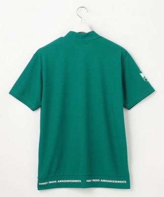 MEN】【吸水速乾／UVカット】ストレッチメッシュモックネック