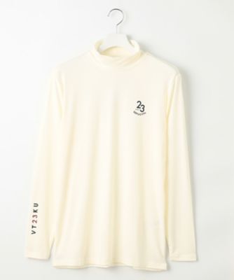 23区GOLF/ニジュウサンクゴルフ 【MEN】吸湿発熱で保温性抜群!インナーにもおすすめなエニワイズモックネックシャツ(TOVTCW0011)