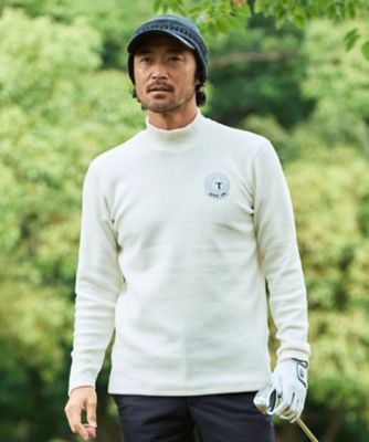 23区GOLF/ニジュウサンクゴルフ 【MEN】冬の暖かトップス!グランサーモリブ モックネック(TOVTCW0501)