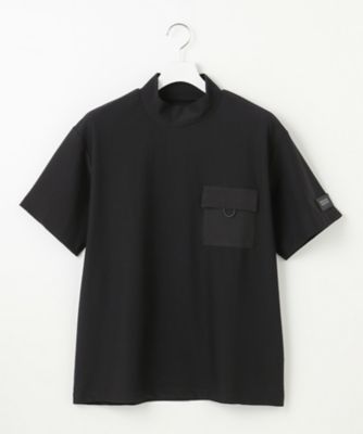【ＭＥＮ】機能に優れた新素材「ＡＩＲ　ＴＯＯＬ」で暑い夏を快適に　ポケット　モックネック　接触冷感　ＵＶカット　高通気　ストレッチ　イージー