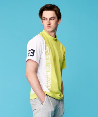 【SALE】23区GOLF/ニジュウサンクゴルフ【UVケア・吸水速乾】カノコ モックネックプルオーバー(TOVTSM0505) キミドリ スポーツウェア【三越伊勢丹/公式】