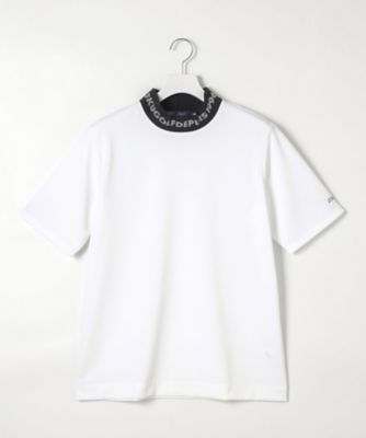 23区GOLF/ニジュウサンクゴルフ 【ＷＥＢ限定】【ＭＥＮ】【吸水速乾／ＵＶケア】襟ロゴ　モックネックシャツ（ＴＯＶＴＳＭ０５１５）