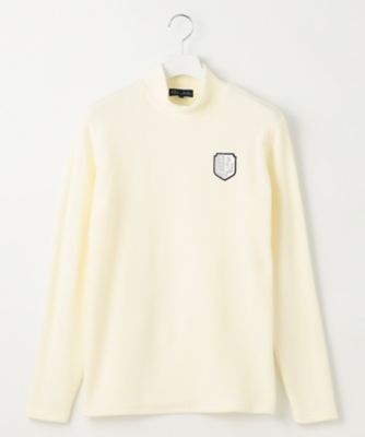23区GOLF/ニジュウサンクゴルフ 冬の定番トップス【MEN】【吸湿発熱】グランサーモワッフル モックネックシャツ(TOVTSW0501)