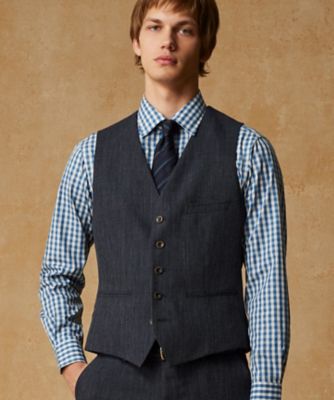 JOSEPH ABBOUD (Men) /ジョセフ アブード 　【日本製】トーナルレジメンタル　ネクタイ（ＴＲ１ＫＧＭ０００２）