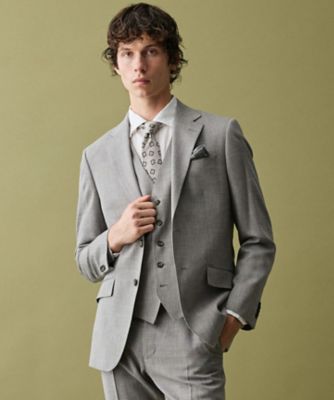 イタリア生地・日本製】スクエアメランジ ネクタイ