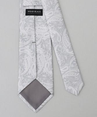 WEAR BLACK】フォーマル用＿ペイズリー ネクタイ