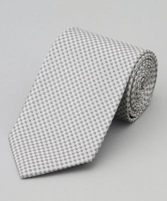 ＜五大陸 (Men)＞【ＷＥＡＲ　ＢＬＡＣＫ】フォーマル用＿千鳥　ネクタイ（ＴＲＦＱＳＷ０９０６）