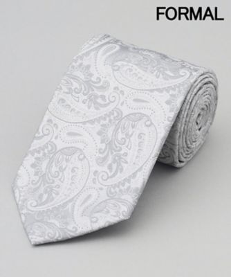 ＜五大陸 (Men)＞【ＷＥＡＲ　ＢＬＡＣＫ】フォーマル用＿ペイズリー　ネクタイ（ＴＲＦＱＳＷ０９０７）