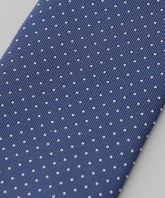 125新品五大陸定番【日本製】シルク ネクタイ_ピンドット￥12100 定番【日本製】シルク ネクタイ_ピンドット | 五大陸(gotairiku