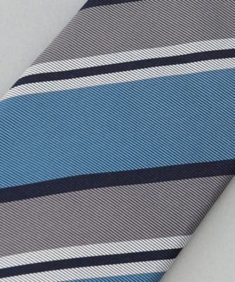 BEAMS F × FERMO FOSATTI レジメンタル柄 ネクタイ 日本縫製／オリジナル柄【Fermo Fossati】ネクタイ