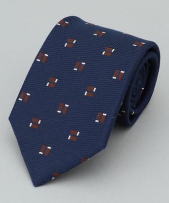 ＜五大陸 (Men)＞日本縫製／オリジナル柄【Ｆｅｒｍｏ　Ｆｏｓｓａｔｉ】ネクタイ＿小紋柄（ＴＲＧＯＣＳ０３１０）