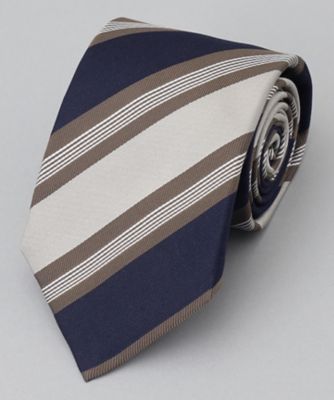 GOTAIRIKU別注【日本製】シルク ネクタイ＿ストライプ