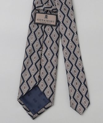 美品 ロエベ ネクタイ シルク アナグラム ロゴ刺繍 ダイヤ グレー 美品 ロエベ ネクタイ シルク アナグラム ロゴ刺繍 ダイヤ