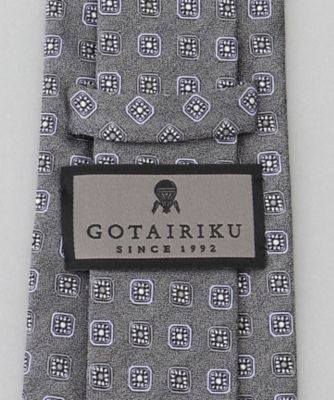 GOTAIRIKU別注【日本製】シルク ネクタイ＿小紋柄