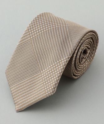 ＜五大陸 (Men)＞ＧＯＴＡＩＲＩＫＵ別注【日本製】シルク　ネクタイ＿格子柄（ＴＲＧＯＬＳ００５３）