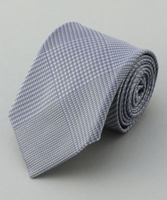 本日限定値下旅未使用タグ付GOTAIRIKUシルクドット柄 ストールシルバーグレ GOTAIRIKU別注【日本製】シルク ネクタイ＿格子柄