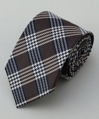 GOTAIRIKU別注【日本製】シルク ネクタイ＿チェック柄