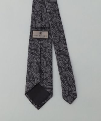 GOTAIRIKU別注【日本製】シルク ネクタイ＿ペイズリー柄