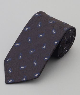 ＜五大陸 (Men)＞ＧＯＴＡＩＲＩＫＵ別注【ＭＡＮＴＥＲＯ／マンテロ】ネクタイ＿ペイズリー（ＴＲＧＯＬＳ０３０１）