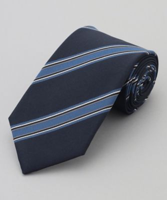 ＜五大陸 (Men)＞ＧＯＴＡＩＲＩＫＵ別注【ＭＡＮＴＥＲＯ／マンテロ】ネクタイ＿レジメンタル（ＴＲＧＯＬＳ０３０９）