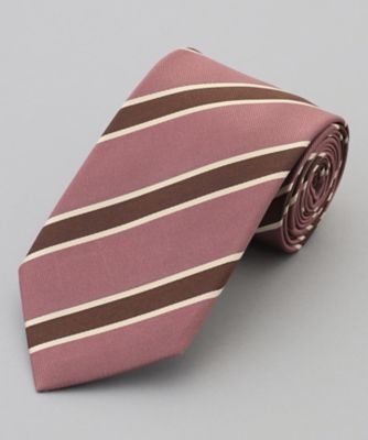 ＜五大陸 (Men)＞ＧＯＴＡＩＲＩＫＵ別注【ＭＡＮＴＥＲＯ／マンテロ】ネクタイ＿レジメンタル（ＴＲＧＯＬＳ０３１０）