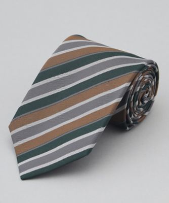 ＜五大陸 (Men)＞【Ｆｅｒｍｏ　Ｆｏｓｓａｔｉ】レジメンタル　ネクタイ（ＴＲＧＯＳＷ０３０１）