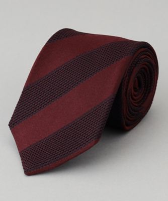 ＜五大陸 (Men)＞【Ｆｅｒｍｏ　Ｆｏｓｓａｔｉ】レジメンタル　ネクタイ（ＴＲＧＯＳＷ０３０６）