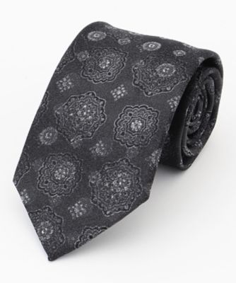 SAINT LAURENT ゴールドジャガードネクタイ サンローラン 25SS ストライプ シルク ジャカード ネクタイ