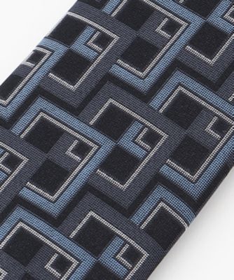 SAINT LAURENT ゴールドジャガードネクタイ サンローラン 25SS ストライプ シルク ジャカード ネクタイ