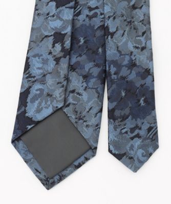 ネクタイ　原画「花」※額装あり 日本製】ペインティングフラワー ネクタイ