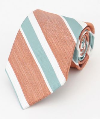 ＜J.PRESS (Men)＞【ＬＩＮＥＮ　ＭＩＸ　ＣＯＬＬＥＣＴＩＯＮ】レジメンタル　ネクタイ（ＴＲＯＶＣＭ０５１１）