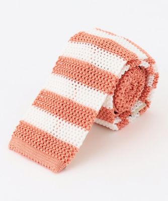 ＜J.PRESS (Men)＞【Ｊ．ＰＲＥＳＳ　ＫＮＩＴ　ＴＩＥ　ＣＯＬＬＥＣＴＩＯＮ】ボーダー　ニットネクタイ（ＴＲＯＶＣＭ０６０１）