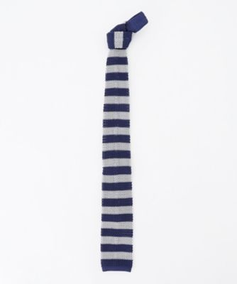 【Ｊ．ＰＲＥＳＳ　ＫＮＩＴ　ＴＩＥ　ＣＯＬＬＥＣＴＩＯＮ】ボーダー　ニットネクタイ（ＴＲＯＶＣＭ０６０１）