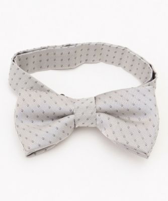 ＜三越伊勢丹/公式＞ J.PRESS (Men)/ジェイ・プレス【BOWTIE COLLECTION】ドット柄 フォーマル蝶ネクタイ 703_ライトグレー 【三越伊勢丹/公式】