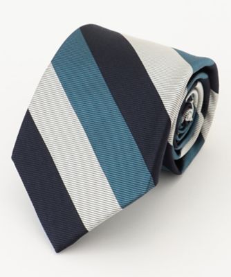 J.PRESS (Men)/ジェイ・プレス【JAPANESE TWILL & REPPE STRIPE COLLECTION】レジメンタルネクタイ(TROVCW0501) 275_ネービーブルー 【三越伊勢丹/公式】